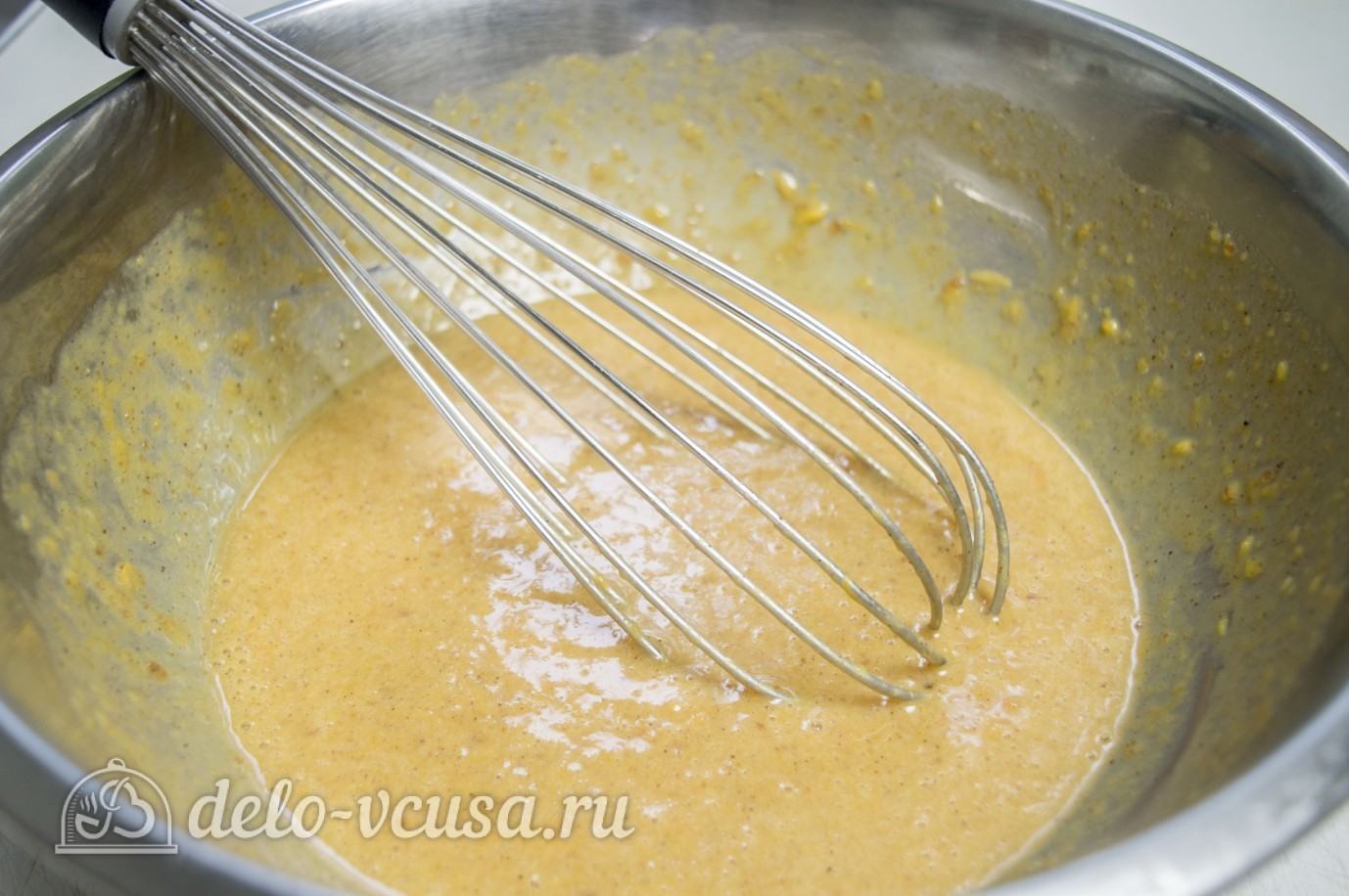 Шаг 9 приготовления Тыквенный пирог с яблочным маслом