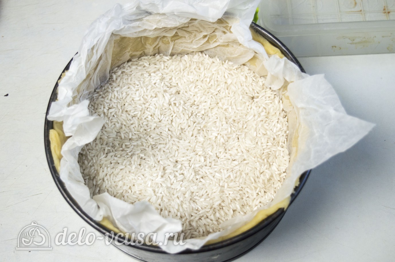Шаг 13 приготовления Открытый пирог с курицей и овощами