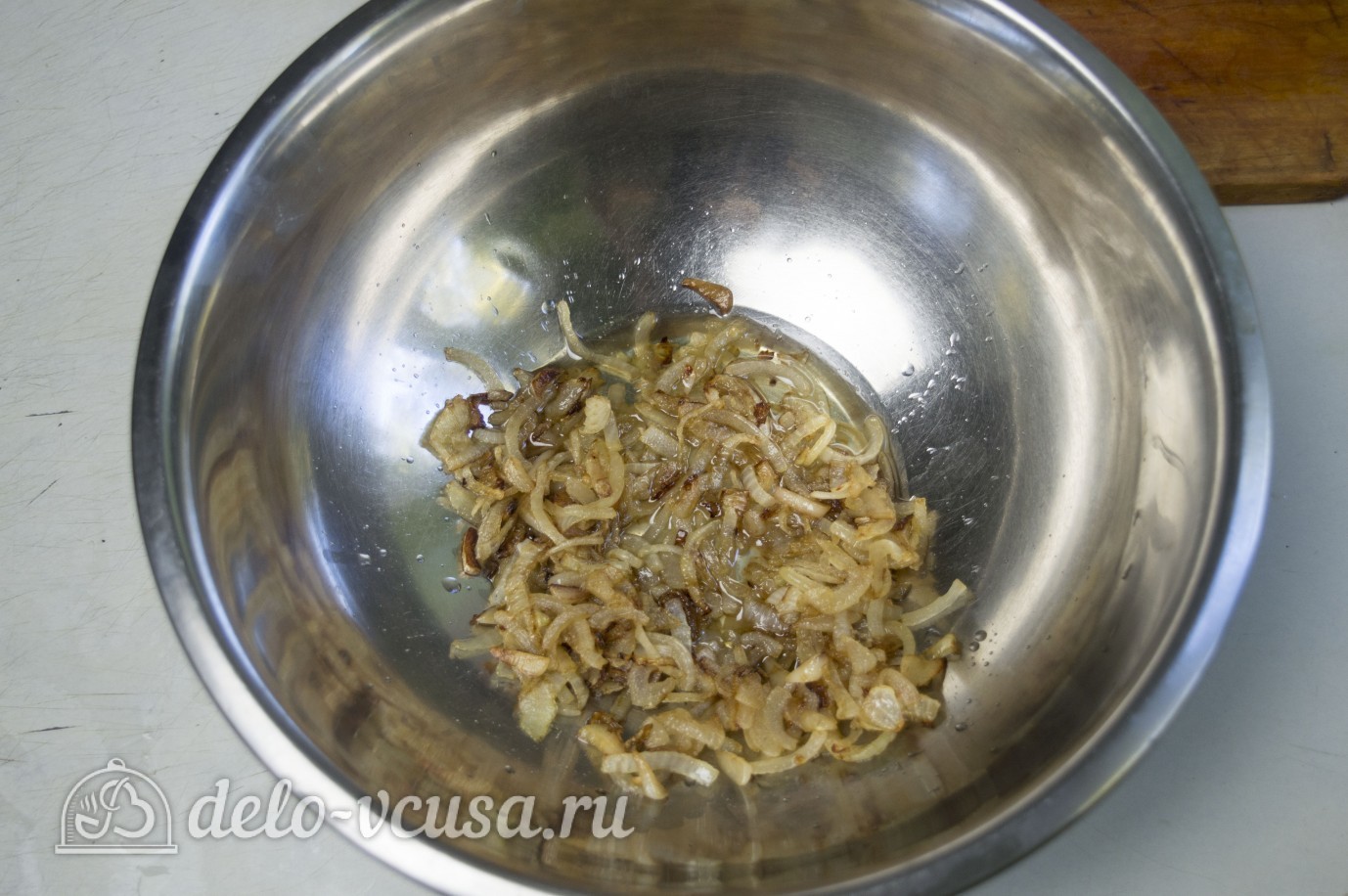 Шаг 6 приготовления Открытый пирог с курицей и овощами