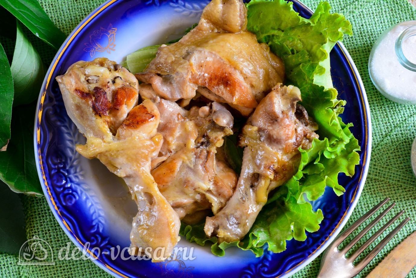 Шаг 8 приготовления Тушеная курица в майонезе на сковороде