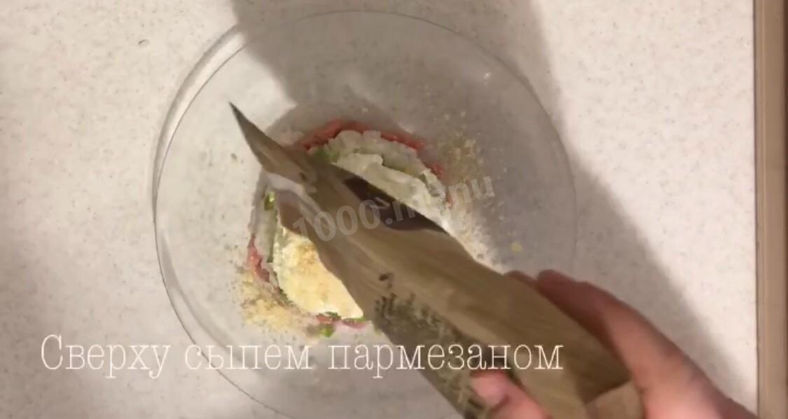 Шаг 9 приготовления Салат Снежная горка