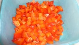 Шаг 1 приготовления Табуле с кускусом