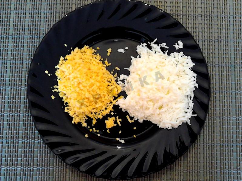 Шаг 8 приготовления Салат с картошкой фри и индейкой
