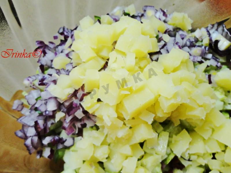 Шаг 3 приготовления Шварцвальдский картофельный салат