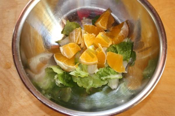 Шаг 3 приготовления Салат Девушка скучает