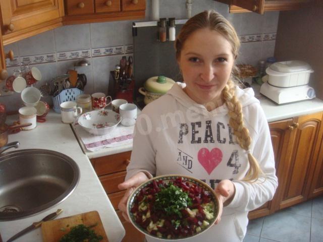 Шаг 10 приготовления Винегрет вкусный и простой