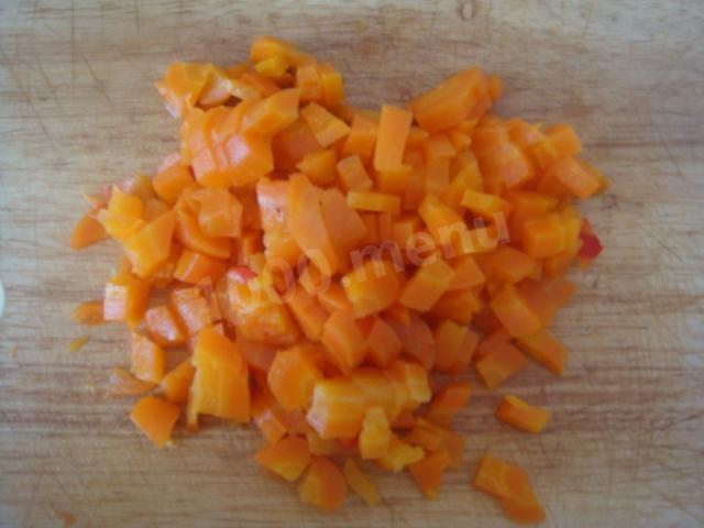 Шаг 5 приготовления Винегрет вкусный и простой