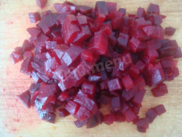 Шаг 6 приготовления Винегрет вкусный и простой