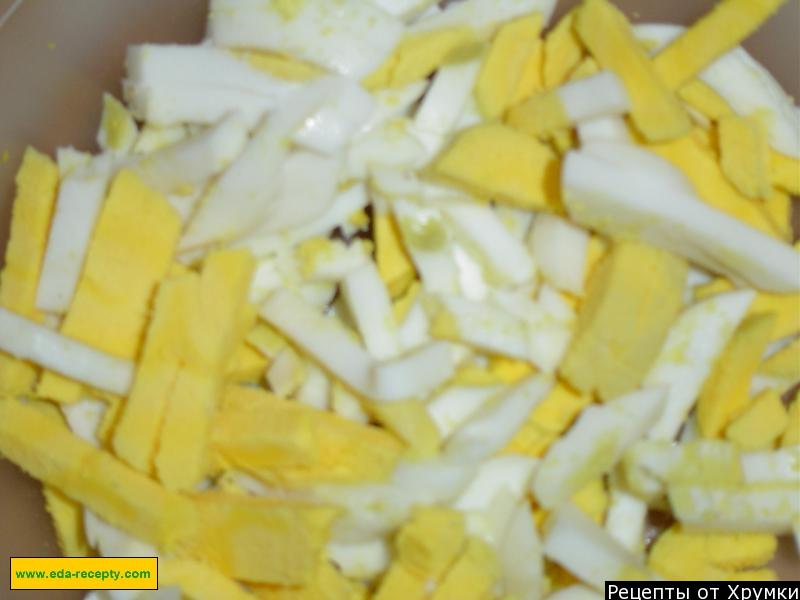 Шаг 1 приготовления Салат-коктейль с курицей