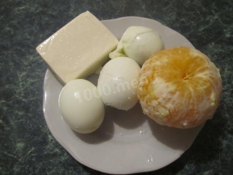 Шаг 1 приготовления Салат Флирт