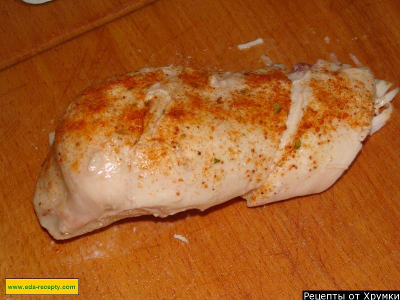 Шаг 1 приготовления Салат Тиффани с виноградом орехами и курицей