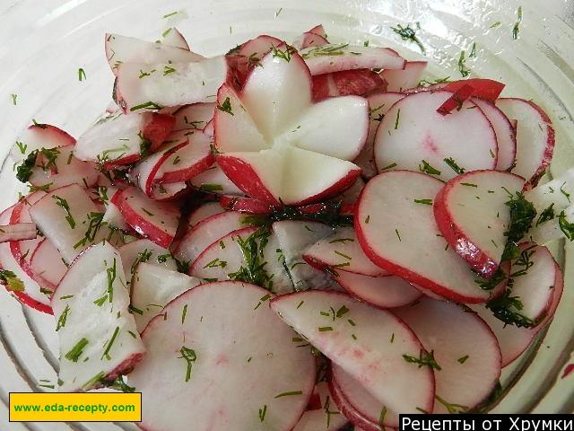 Обложка рецепта Салат летний Редисочка