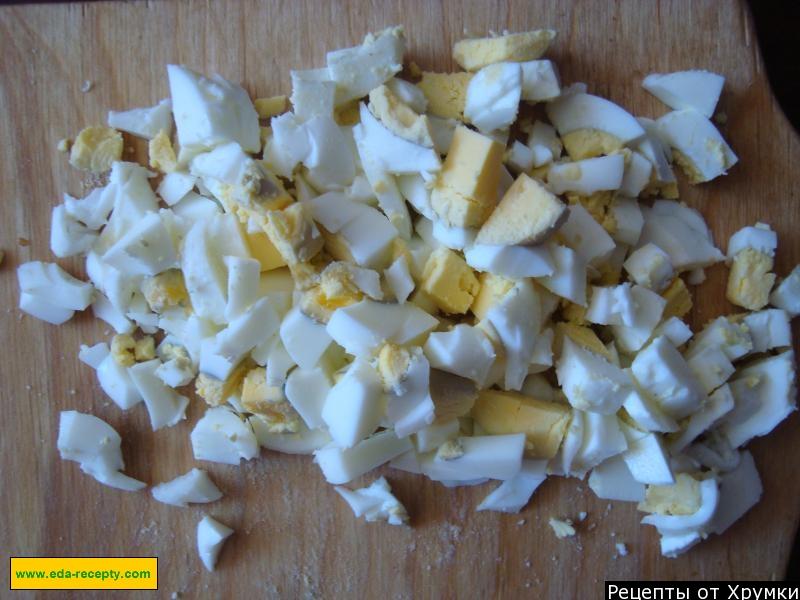 Шаг 2 приготовления Салат кукуруза сыр