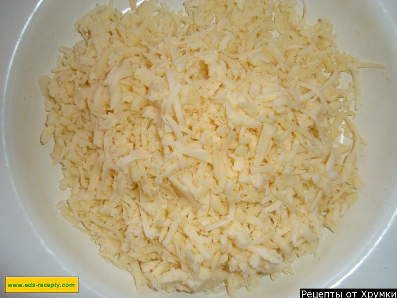 Шаг 3 приготовления Салат кукуруза сыр