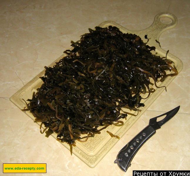 Шаг 2 приготовления Салат Из Моркови с морской капустой