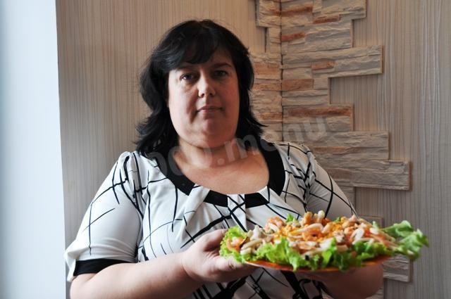 Шаг 10 приготовления Теплый салат с морепродуктами креветками и кальмарами