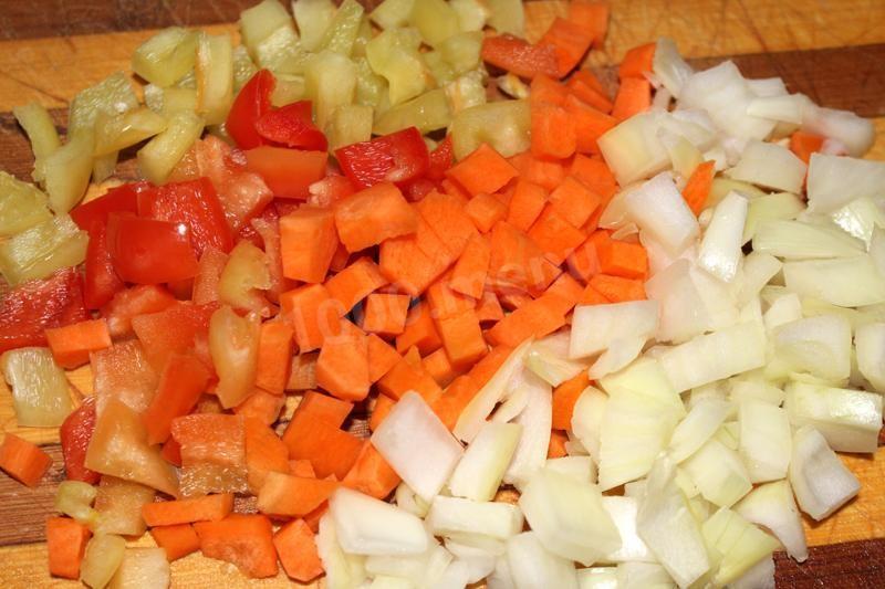 Шаг 2 приготовления Закуска из баклажанов с помидорами