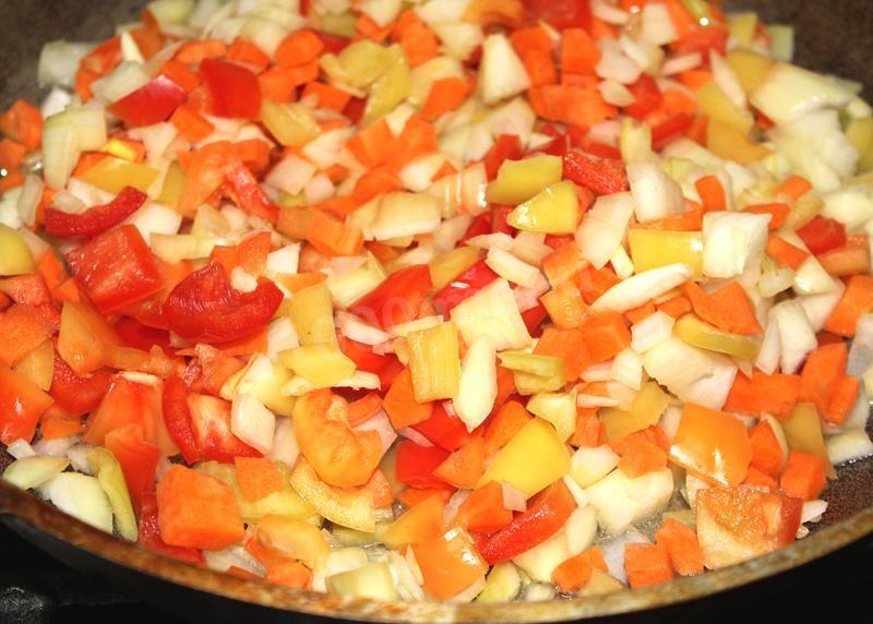 Шаг 4 приготовления Закуска из баклажанов с помидорами
