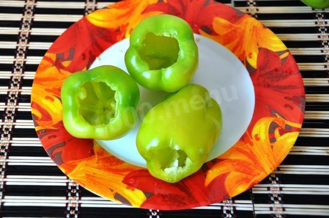 Шаг 2 приготовления Перец фаршированный холодная закуска