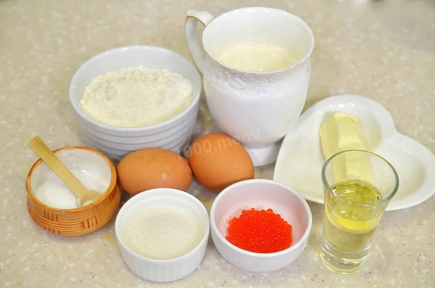 Шаг 1 приготовления Закуска из блинов
