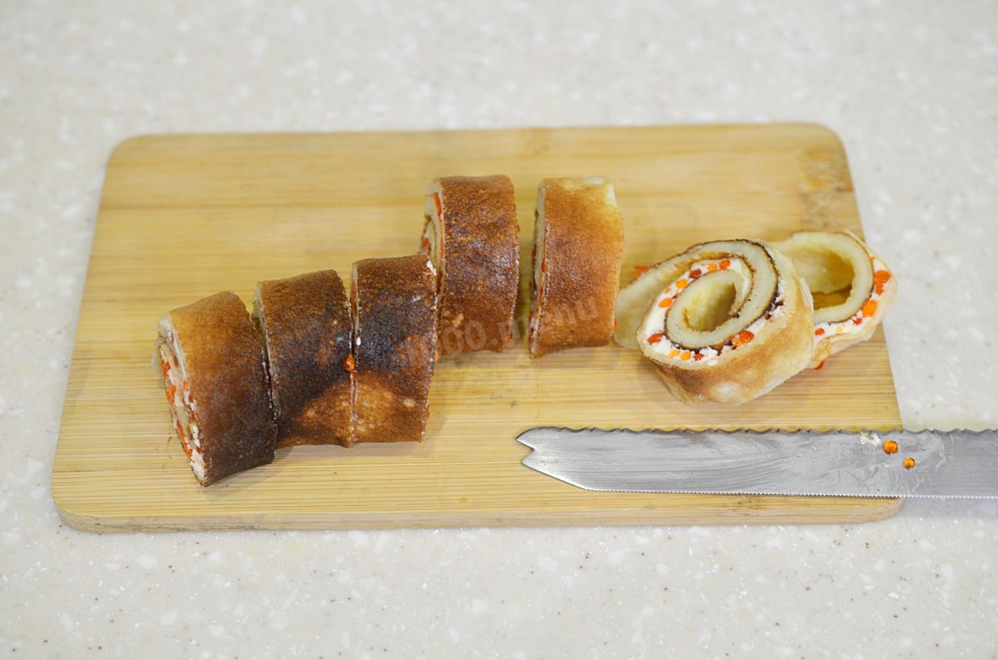 Шаг 9 приготовления Закуска из блинов