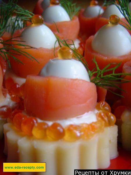 Шаг 8 приготовления Морская закуска из семги