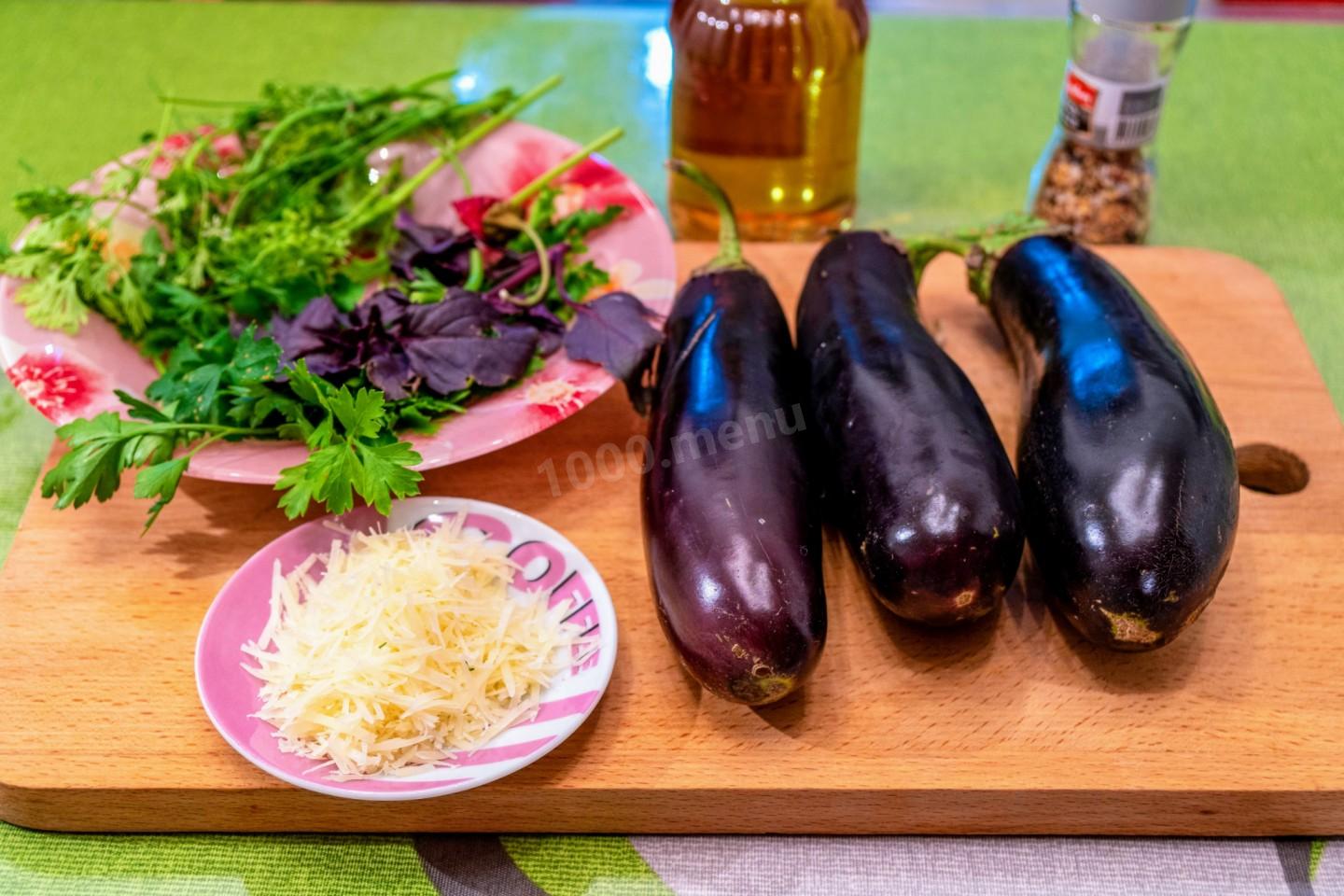 Шаг 1 приготовления Острая закуска из маринованных баклажанов с сыром
