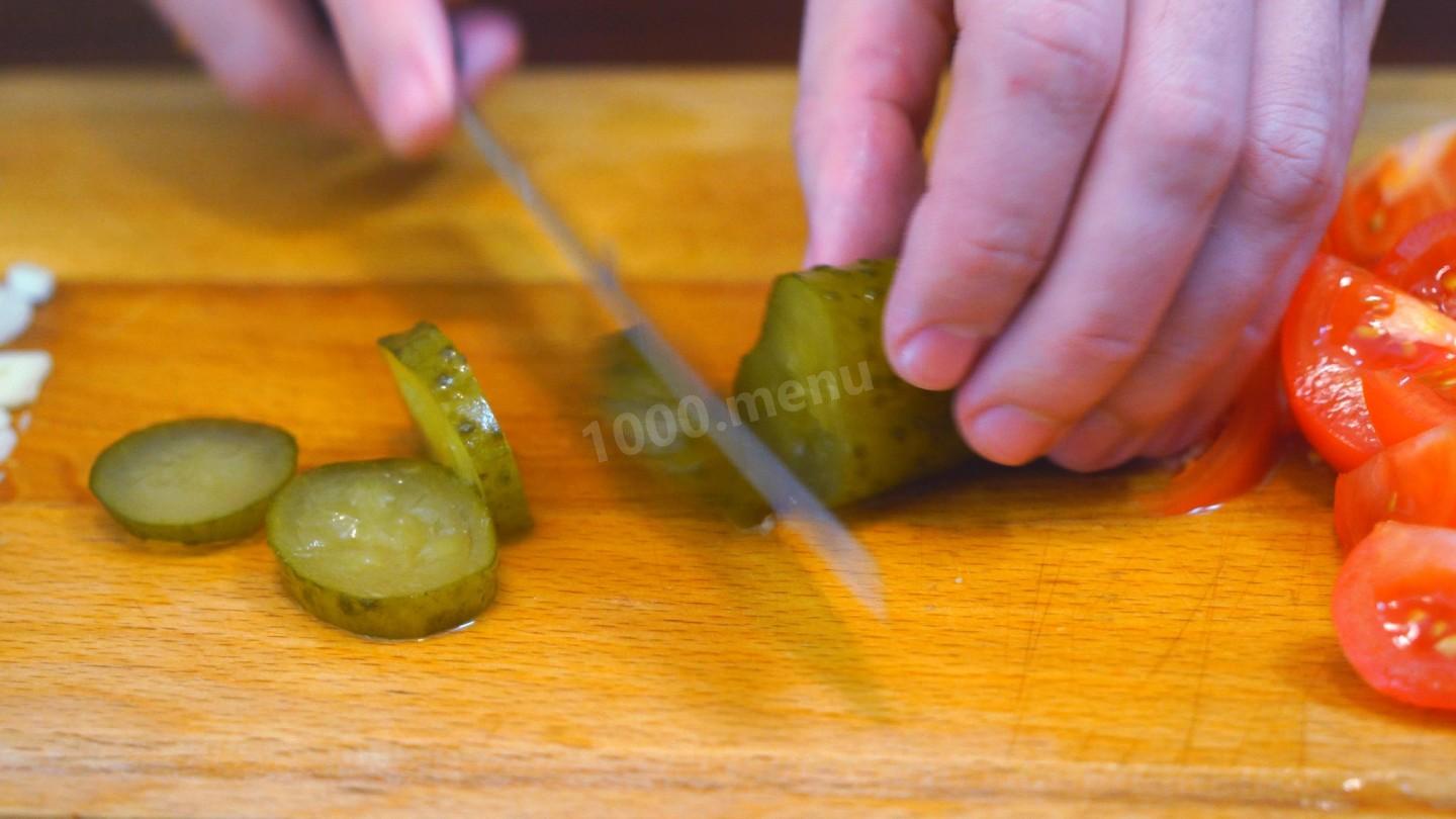 Шаг 6 приготовления Мясная закуска по-тайски с телятиной и перцем