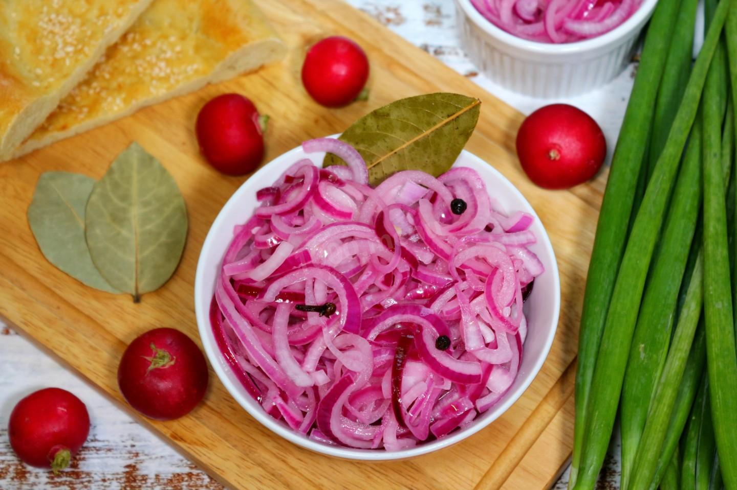 Шаг 7 приготовления Резаный лук на зиму
