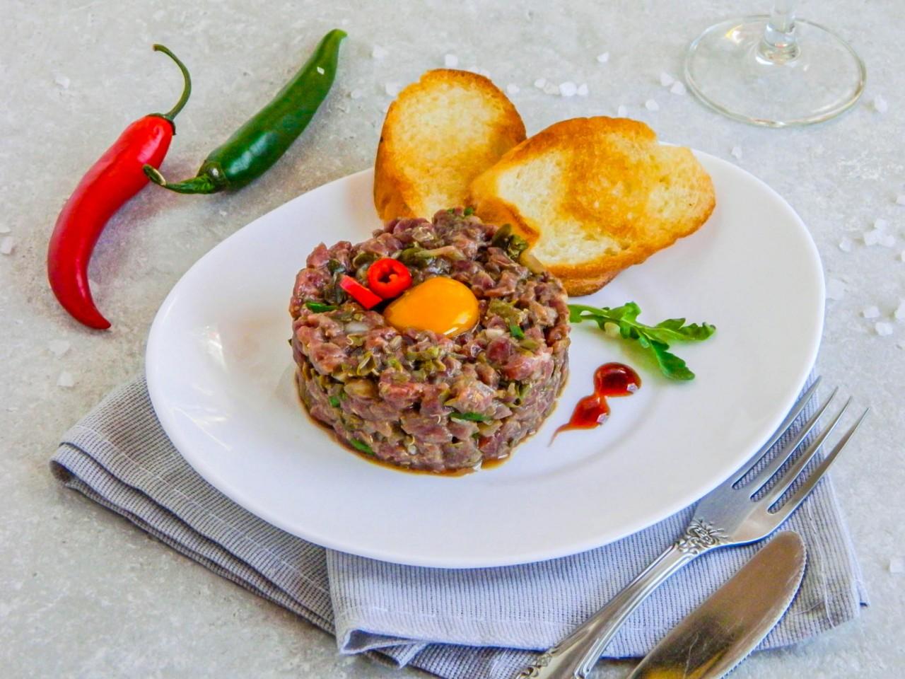 Обложка рецепта Тартар из говядины классический