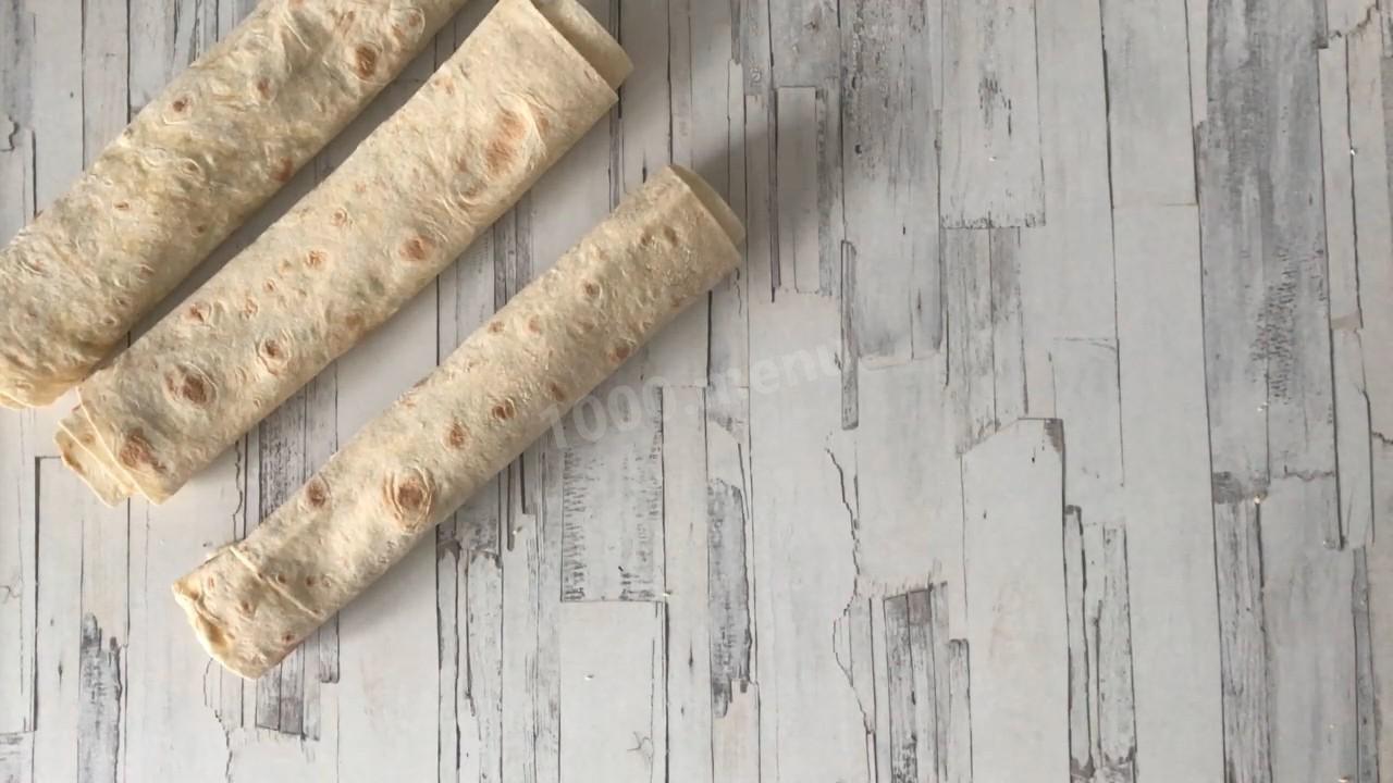 Шаг 7 приготовления Лаваш с творогом и сыром в духовке