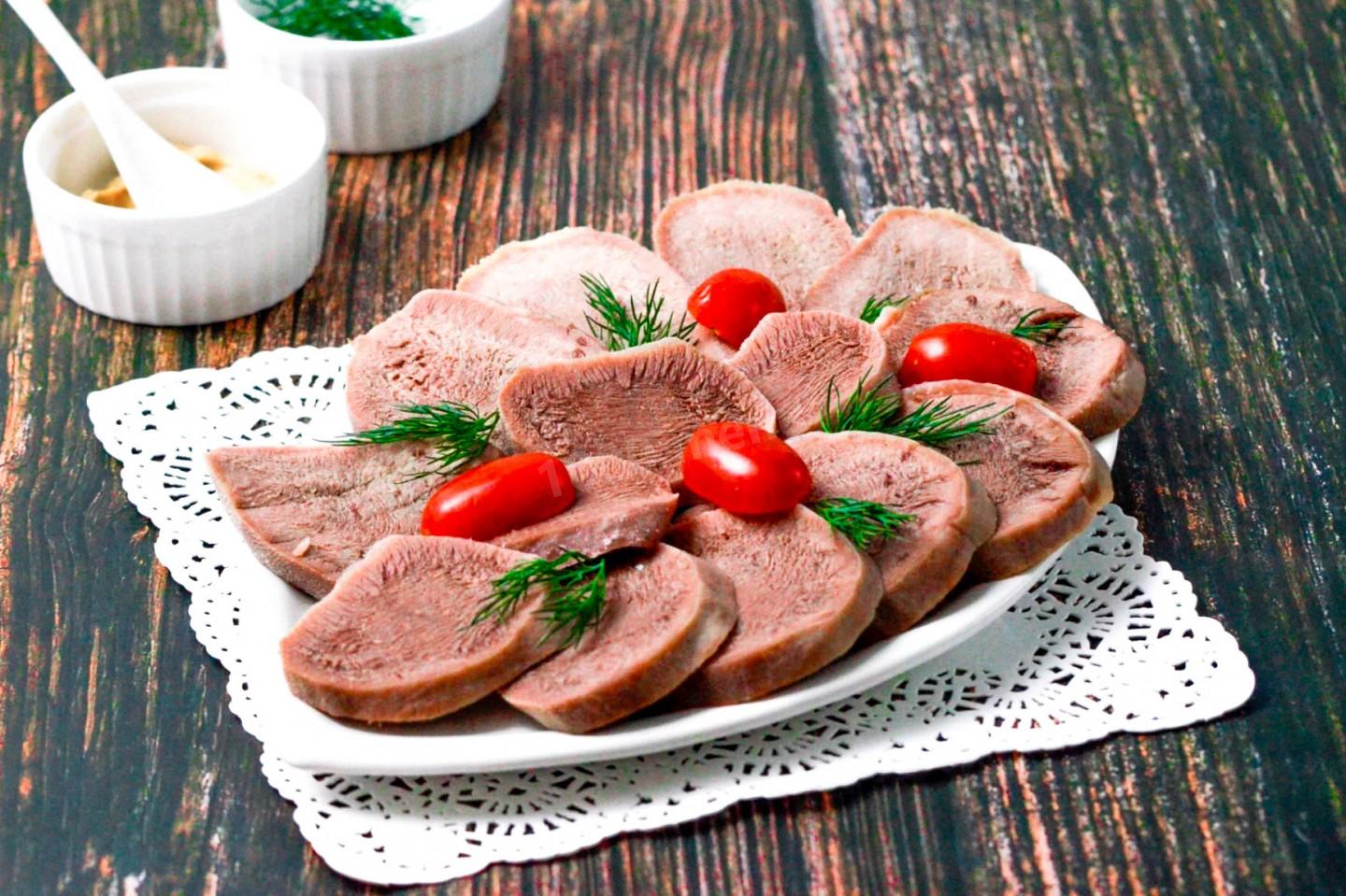 Обложка рецепта Язык говяжий отварной