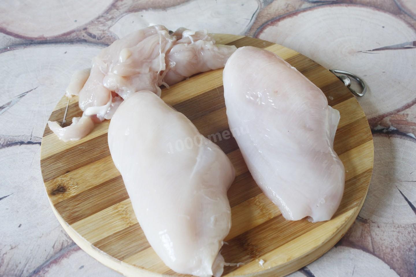 Шаг 1 приготовления Карпаччо из курицы в домашних условиях