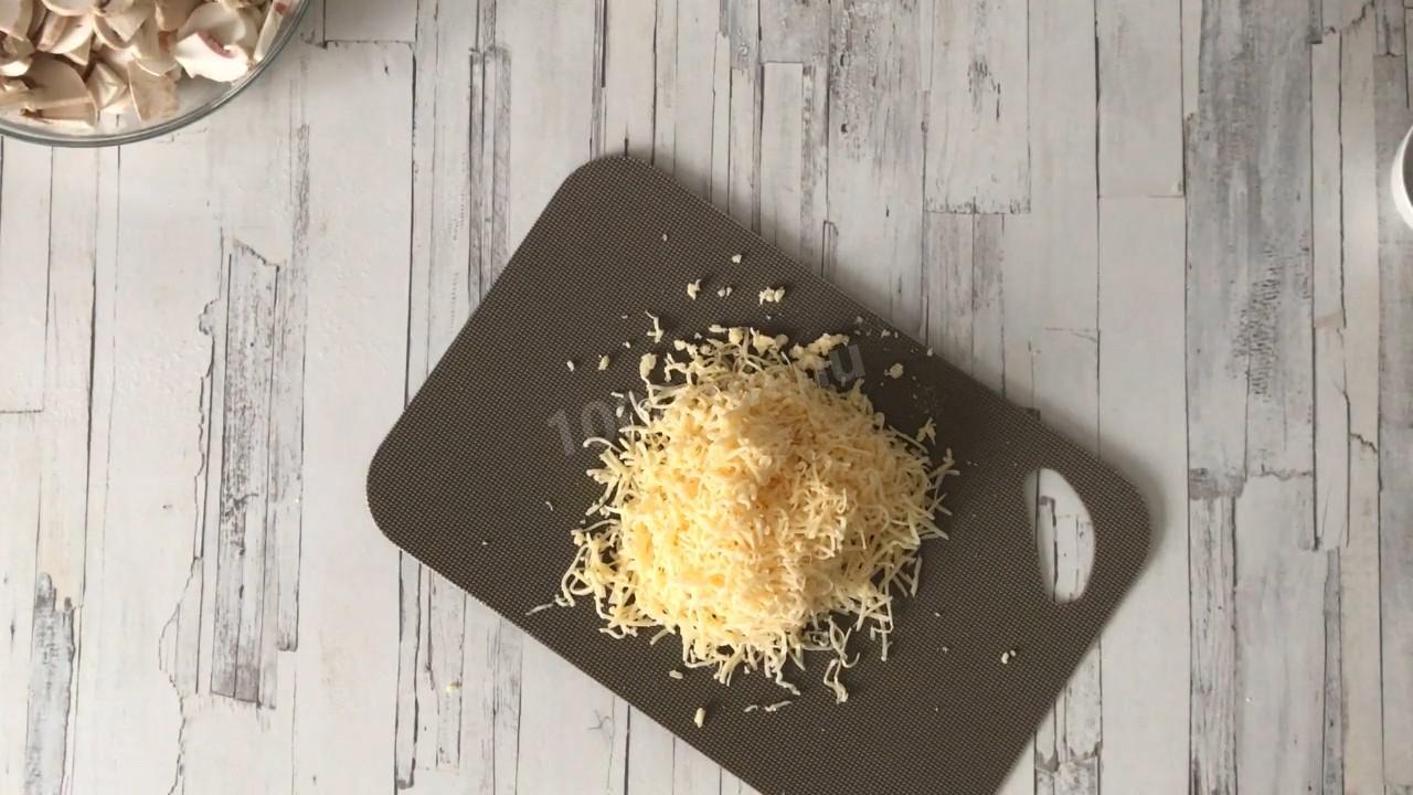 Шаг 3 приготовления Классический жульен с грибами в духовке