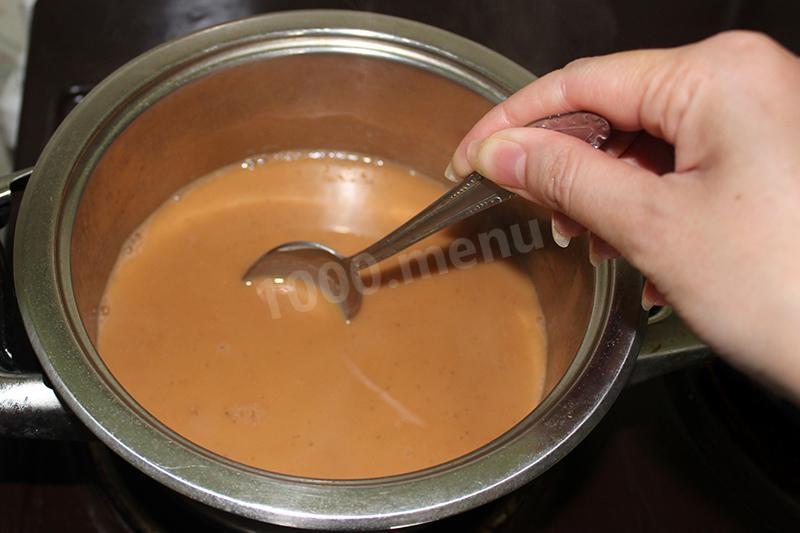 Шаг 5 приготовления Чай с молоком и солью