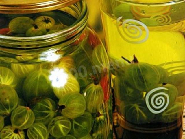 Обложка рецепта Наливка из крыжовника