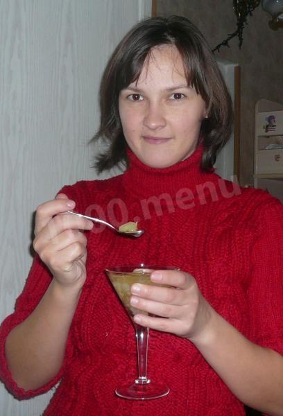 Шаг 8 приготовления Ананасы в шампанском