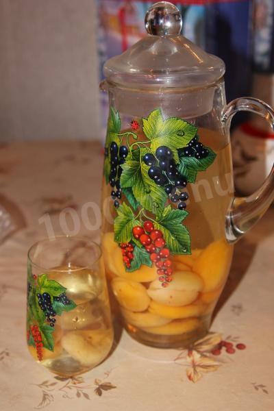 Обложка рецепта Компот простой из кураги