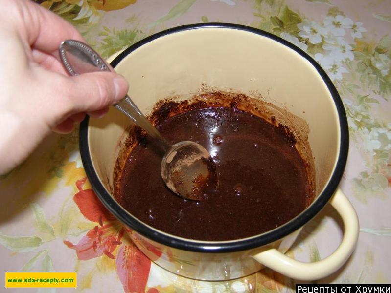 Шаг 5 приготовления Кисель из какао
