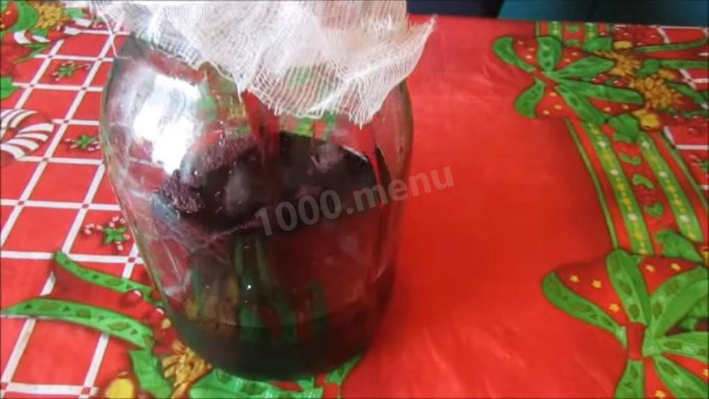 Шаг 4 приготовления Ягодная наливка из ежевики на водке