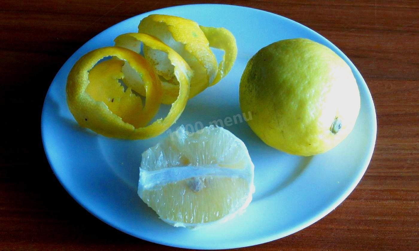 Шаг 1 приготовления Лимонный морс