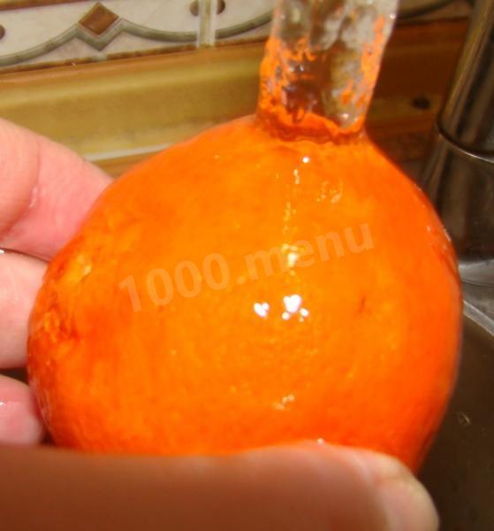 Шаг 2 приготовления Компот из мандарин и яблок