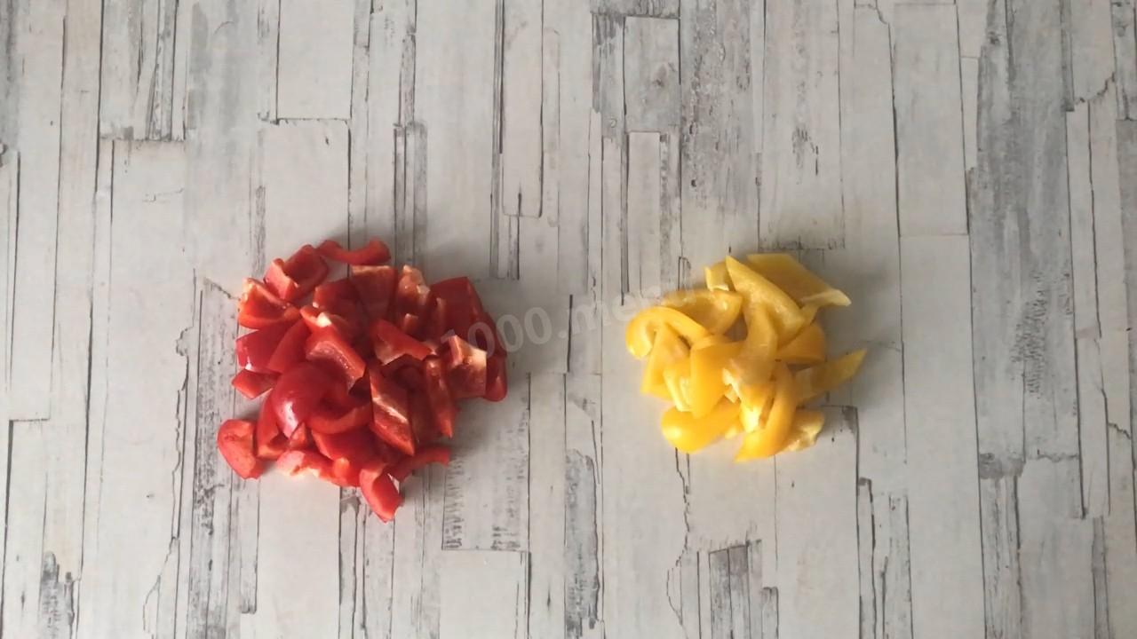 Шаг 4 приготовления Салат из жареных баклажанов с чесноком