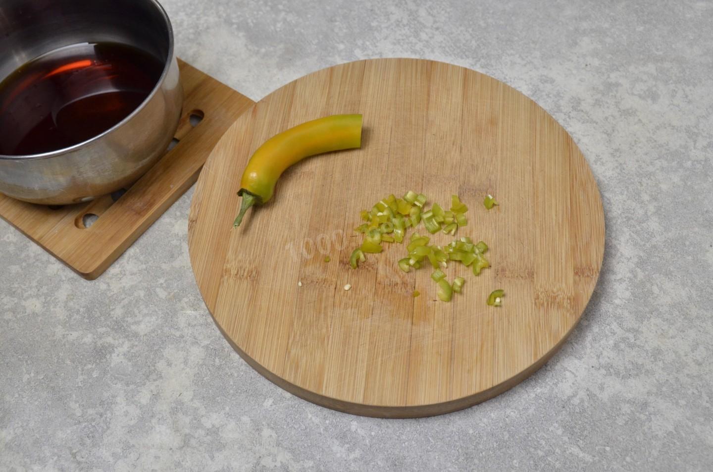Шаг 4 приготовления Заправка для фунчозы по корейски своими руками