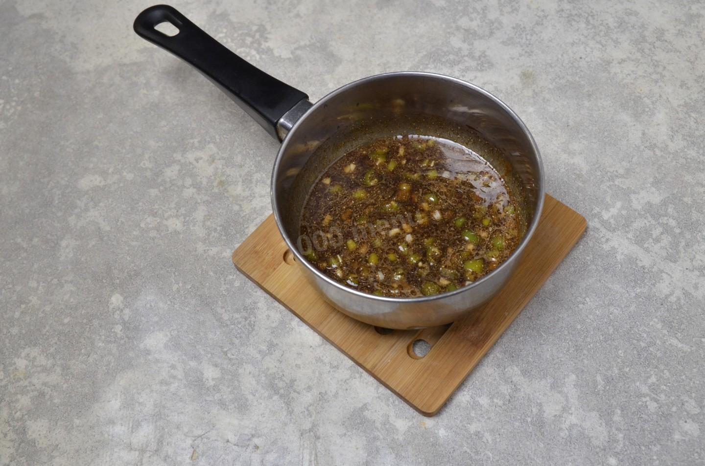 Шаг 7 приготовления Заправка для фунчозы по корейски своими руками