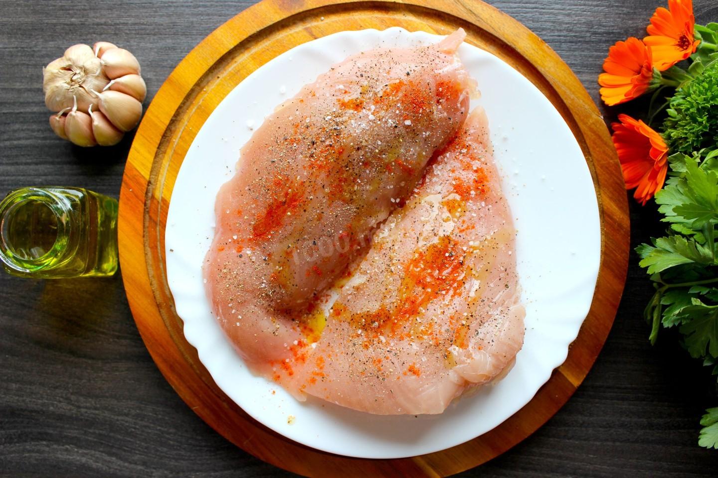 Шаг 2 приготовления Салат курица корейская морковь свежий огурец