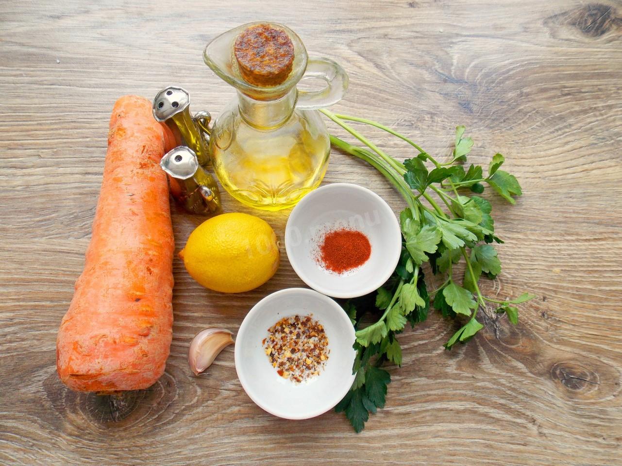 Шаг 1 приготовления Салат из вареной моркови