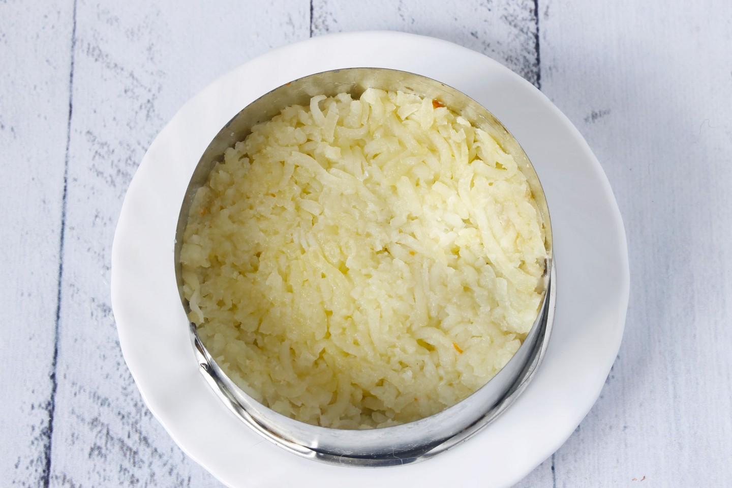 Шаг 6 приготовления Салат курица и грибы шампиньоны жареные