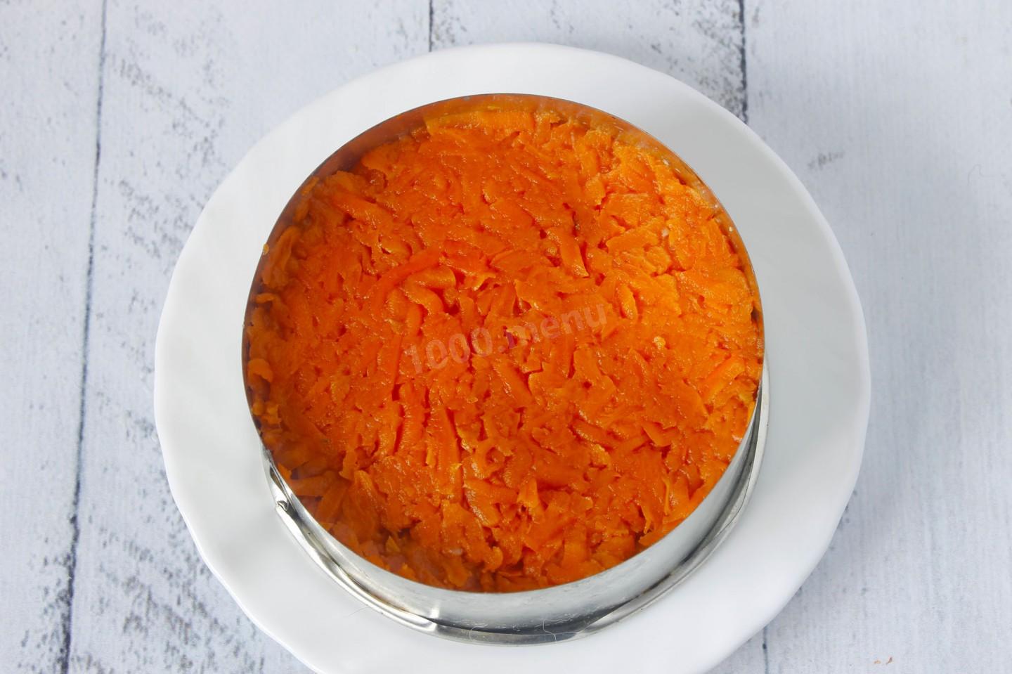 Шаг 7 приготовления Салат курица и грибы шампиньоны жареные