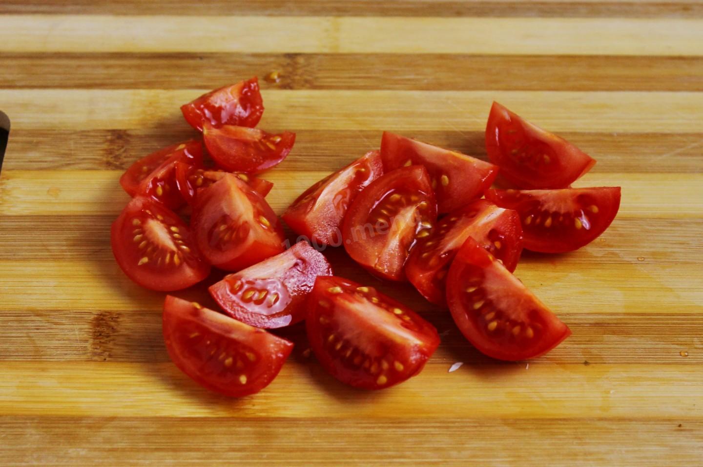 Шаг 9 приготовления Цезарь с пекинской капустой курицей классический